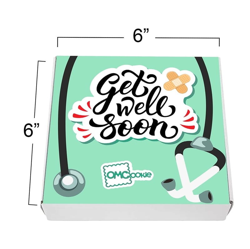 Get Well Soon Cookies Gift Basket for Kids & Adults - Nut Free, Kosher