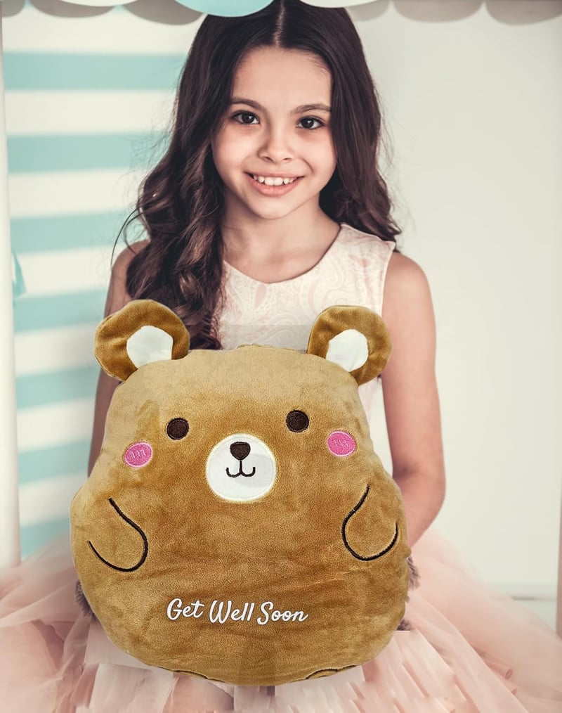 Get Well Soon Care Package for Kids – Pillow, Blanket, Snacks