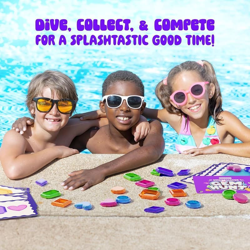 Pool Gem Hunt Diving Game for Kids - Summer Water Toy