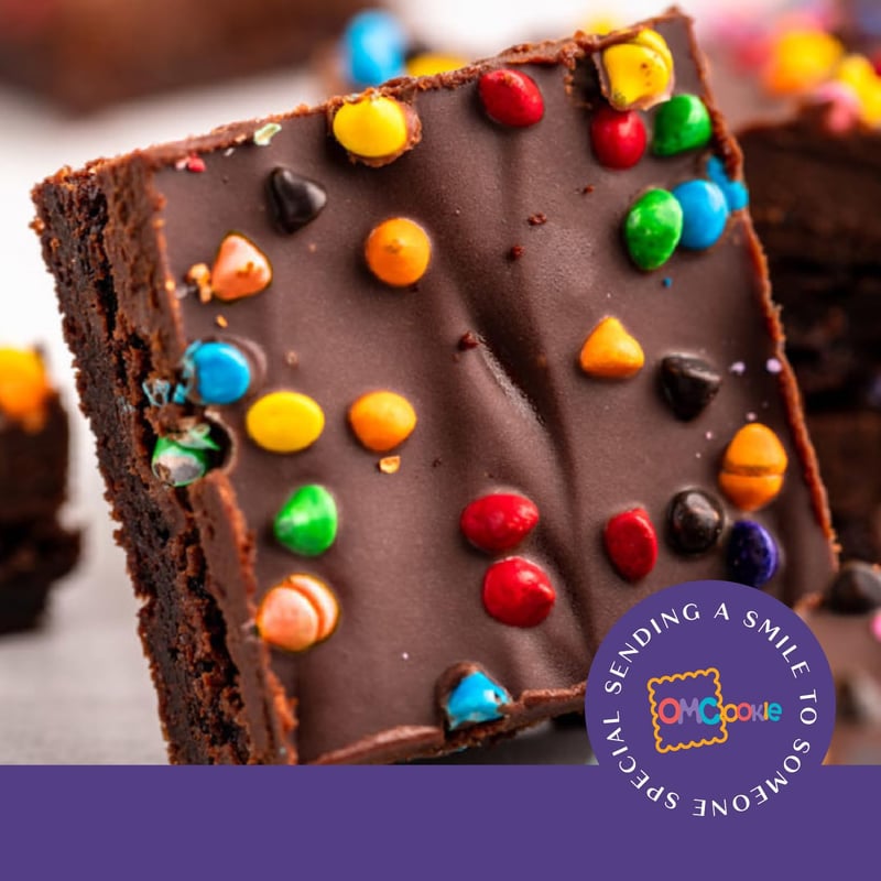 Get Well Soon Gift Basket - Nut-Free Chocolate Brownies