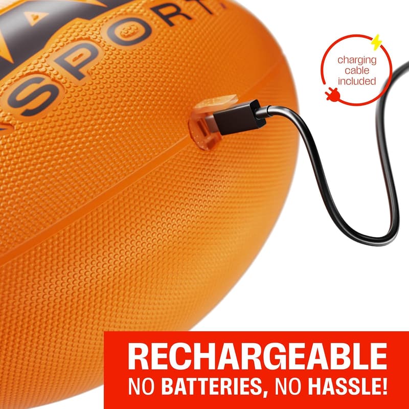Glow in the Dark Rechargeable Football for Boys Ages 8-15