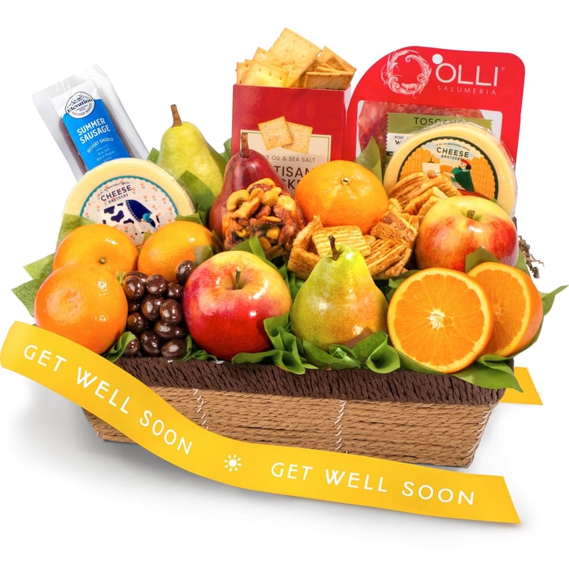Get Well Sweet & Savory Farmstead Gift Basket