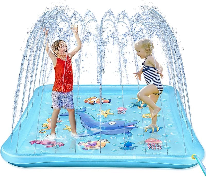 Inflatable Splash Pad for Toddlers - Summer Water Fun Toy