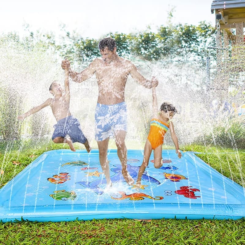 Inflatable Splash Pad for Toddlers - Summer Water Fun Toy