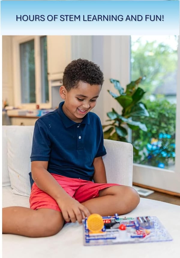 Electronics Exploration Kit for Ages 8+ with Color Manual
