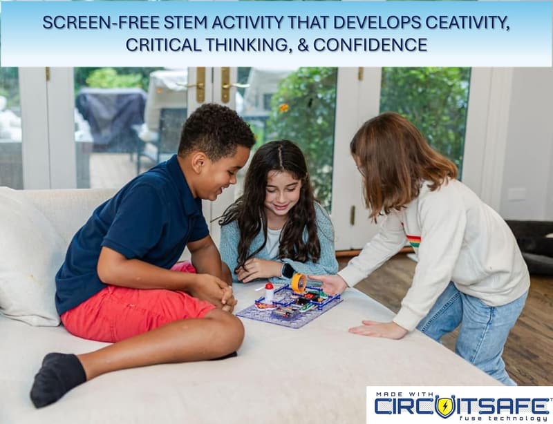 Electronics Exploration Kit for Ages 8+ with Color Manual