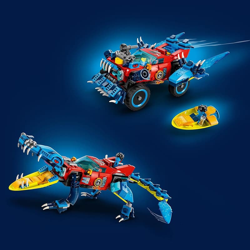 LEGO DREAMZzz Crocodile Car Building Set with Minifigures