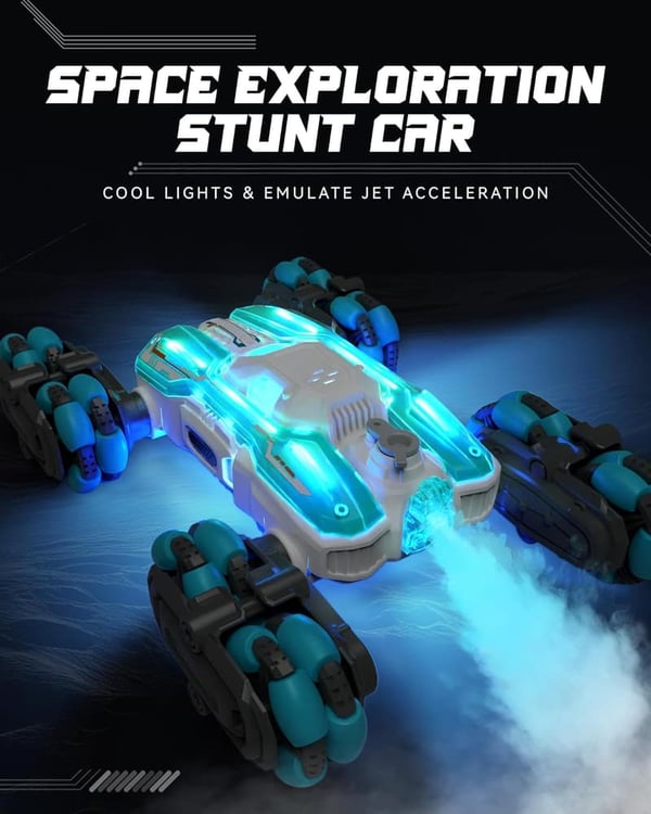 Gesture-Sensing Remote Control Stunt Car with Spray & Lights