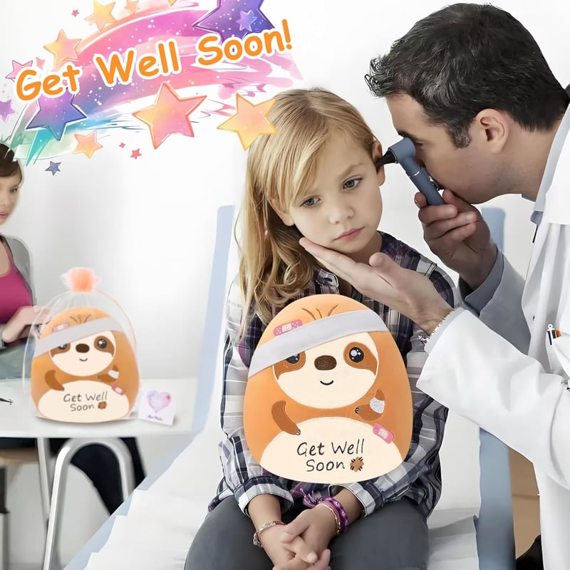 Get Well Soon Sloth Plush - 9-Inch Healing Stuffed Animal