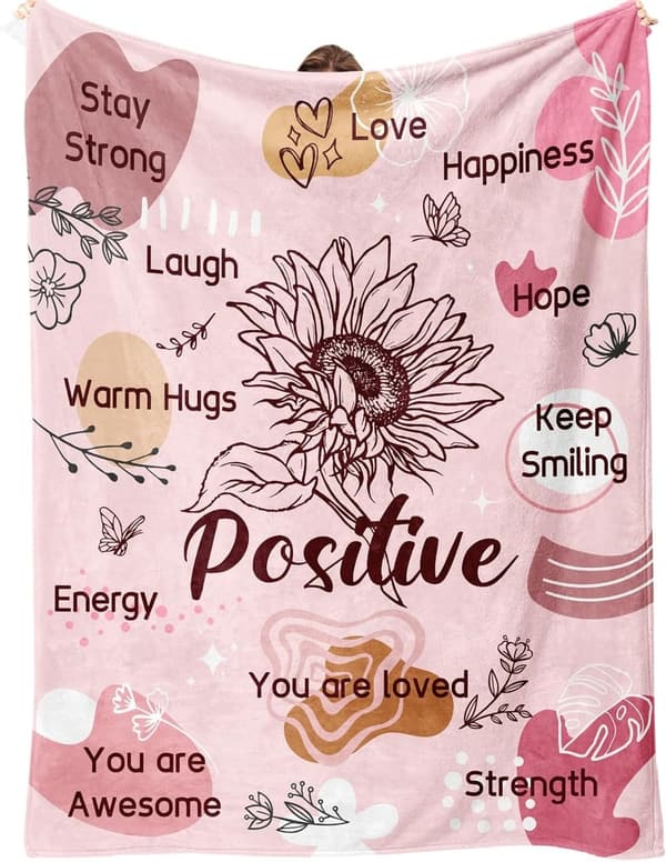 Get Well Soon Blanket for Women & Men, 60