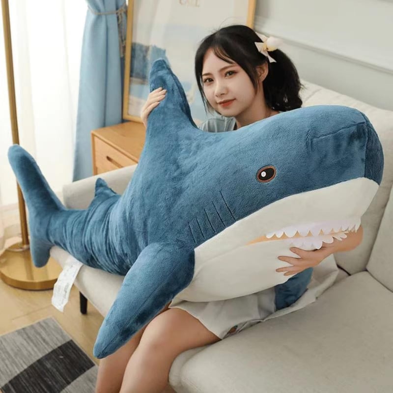 XL Soft Shark Plush Stuffed Animal Pillow – Perfect Gift for Kids
