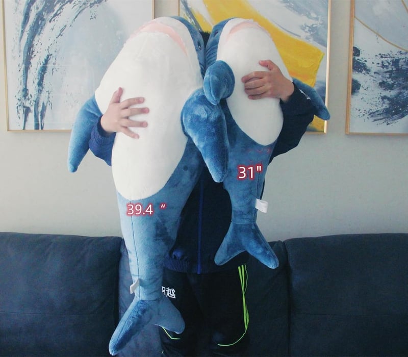 XL Soft Shark Plush Stuffed Animal Pillow – Perfect Gift for Kids