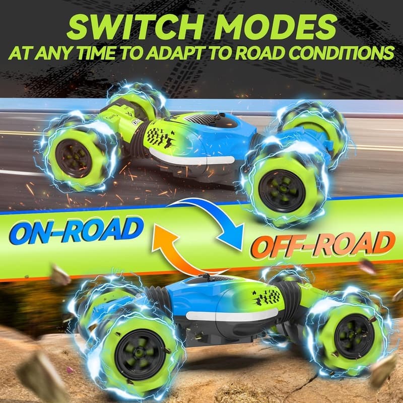 Gesture-Controlled Stunt RC Car for Kids - Birthday/Xmas Gift