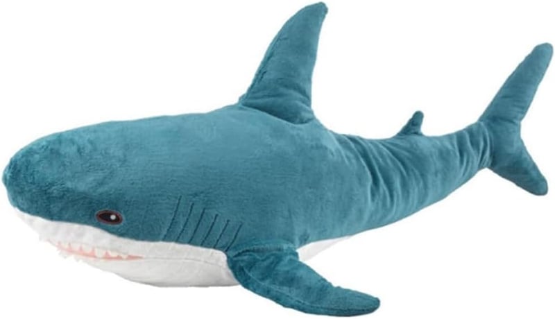 Giant Plush Shark Toy Pillow for Kids' Room Decoration