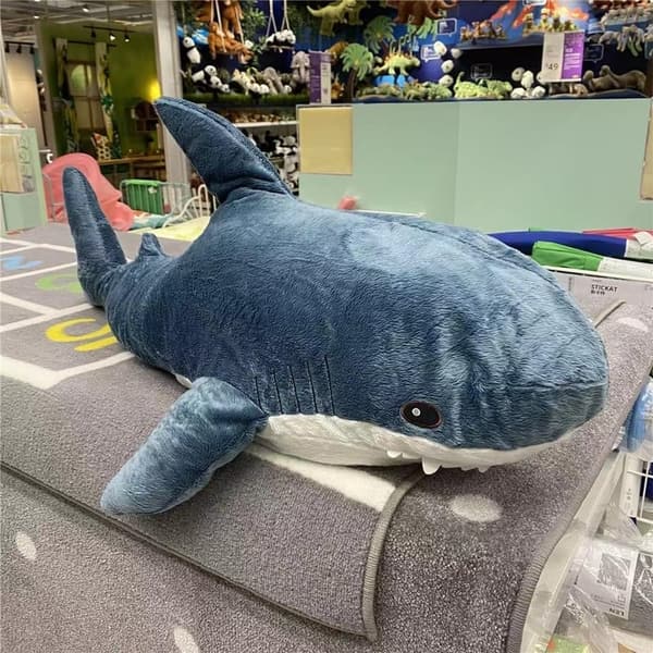 Chubby Shark Plush Body Pillow – Perfect Gift for Kids and Women