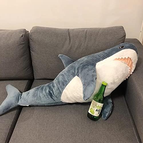 Chubby Shark Plush Body Pillow – Perfect Gift for Kids and Women