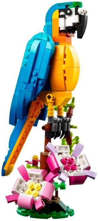 LEGO Creator 3-in-1 Exotic Parrot Building Set for Kids 7+