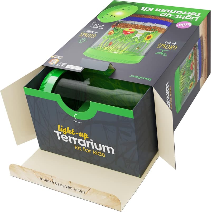 STEM Light-Up Terrarium Kit for Kids - Educational Birthday Gift