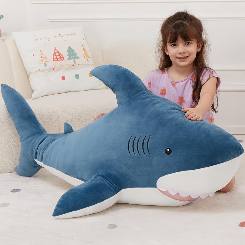 Giant Blue Shark Plush Toy - 51