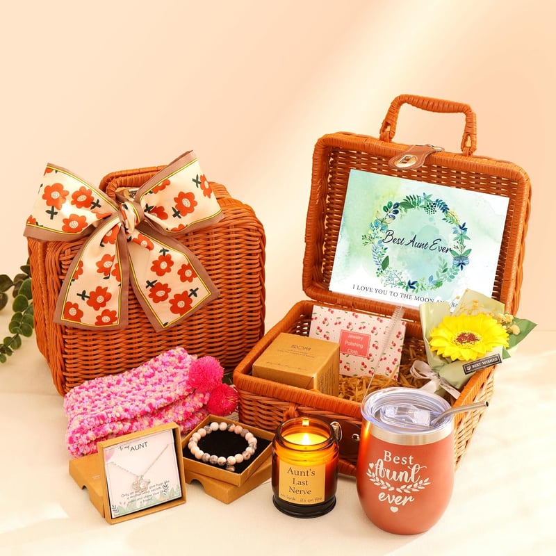 Unique Gift Basket for Aunt – Valentine's Day & 生日
