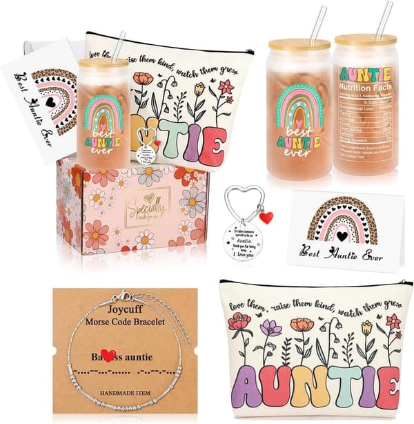 Birthday Gift Basket Set for Aunt - 5 Thoughtful Items