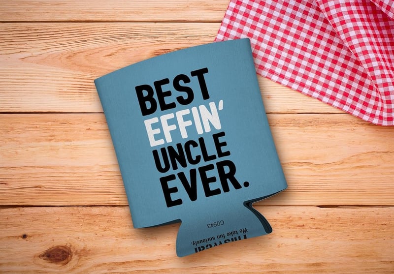 Funny Aunt & Uncle Gift Set - 2-Pack Can Coolers