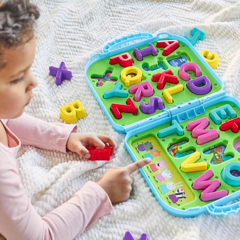 Peppa Pig Alphabet Puzzle Learning Toy for Kids, 3+