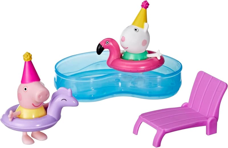 Peppa Pig Pool Party Playset with Figures & Accessories