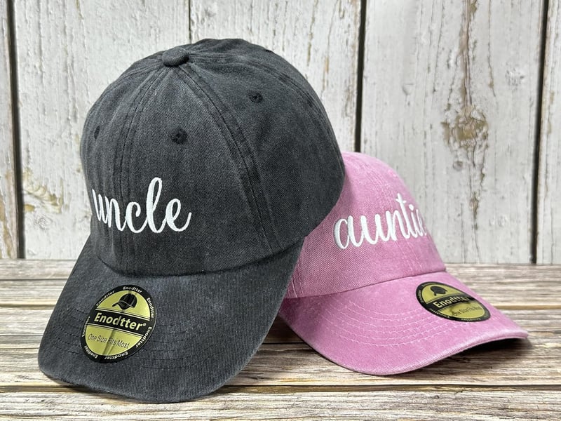 Embroidered Hats for Family Members