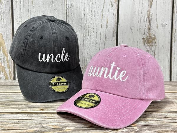 Embroidered Hats for Family Members