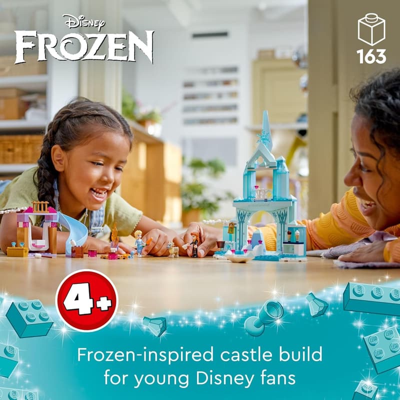 Frozen Castle Building Toy Set - Disney Elsa - Ages 4+