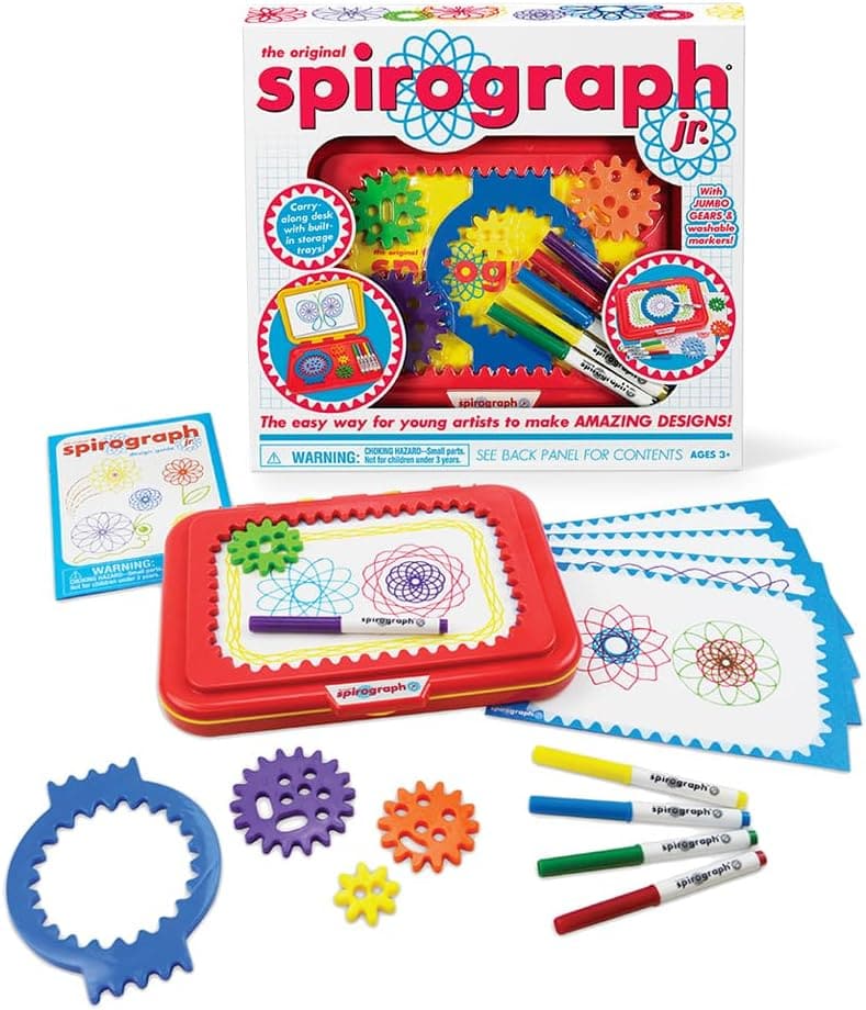 Spirograph Jr. Jumbo Gears Art Kit for Kids Ages 3+