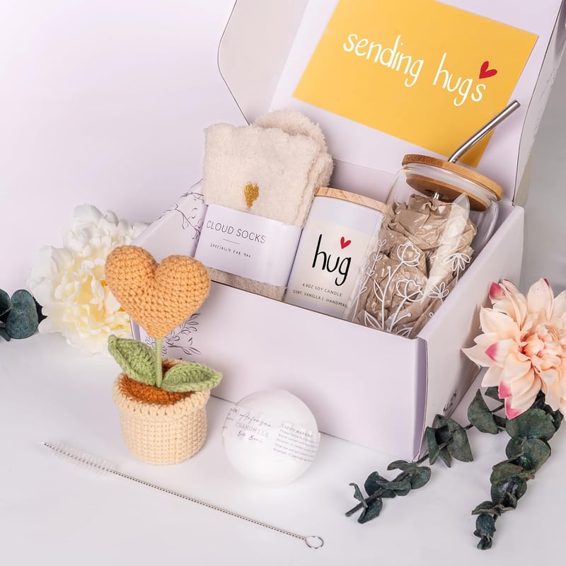 Get Well Soon Care Package for Women - Sympathy Basket