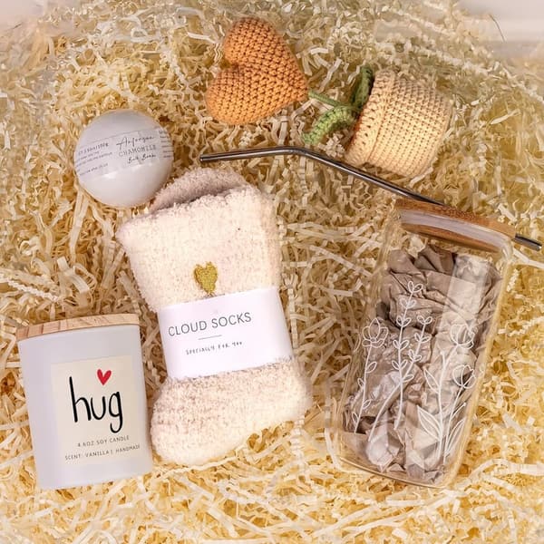 Get Well Soon Care Package for Women - Sympathy Basket