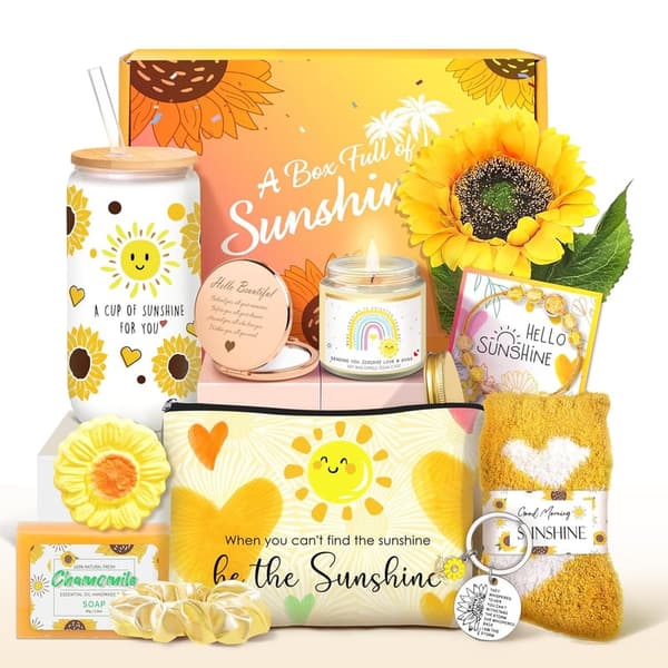 Feel Better Gift Basket for Women - Sunflower Care Package