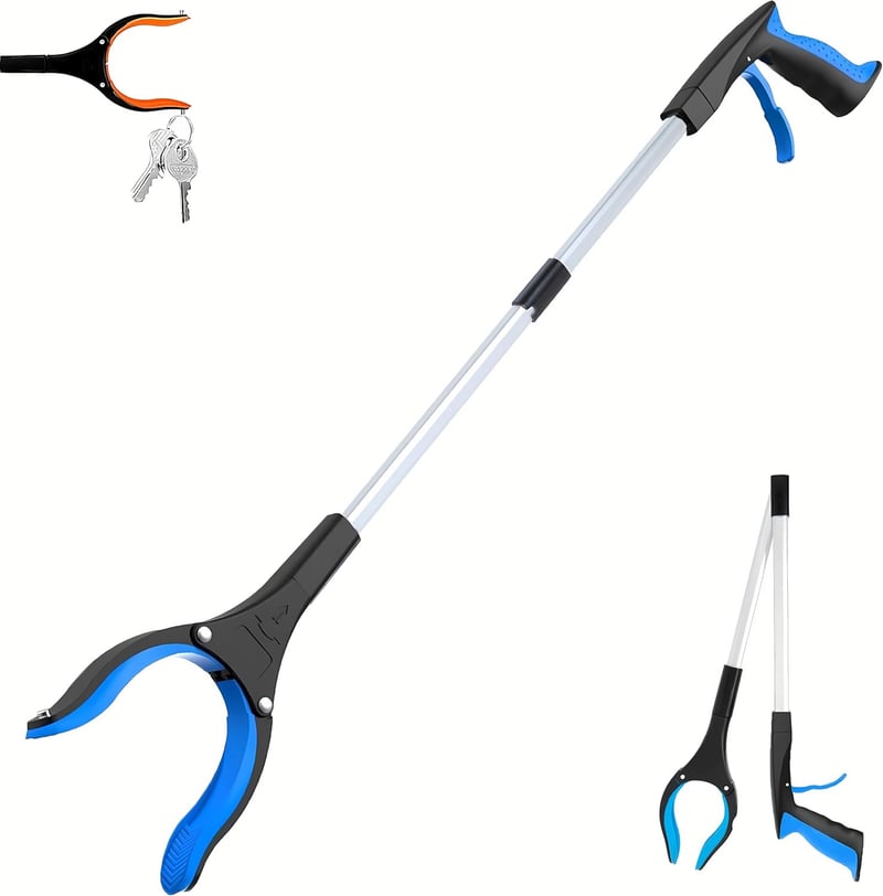 Extra Long 32” Grabber Reacher Tool for Seniors - Heavy Duty