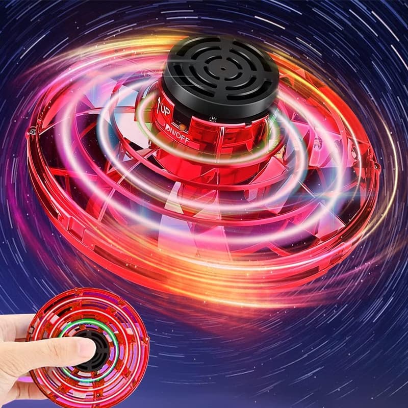 iFly Hand-Controlled Mini UFO Drone for Kids (Red)