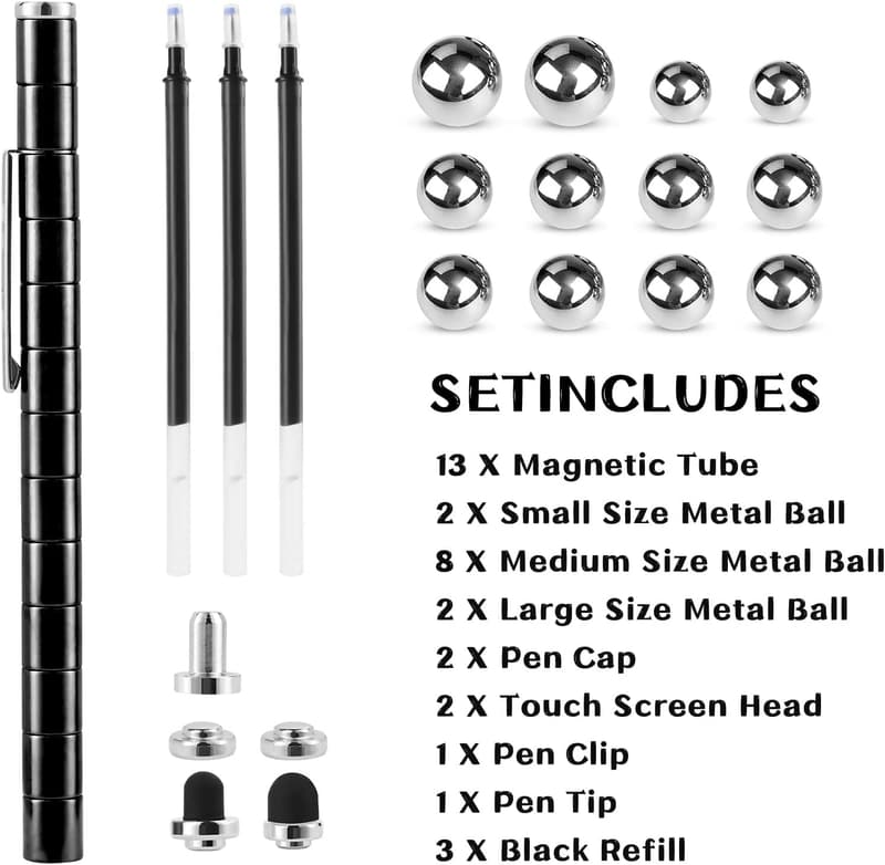 Fidget Magnetic Pen Toy for Boys Aged 8-12
