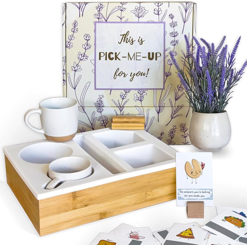 Get Well Soon Lavender Gift Basket for Women