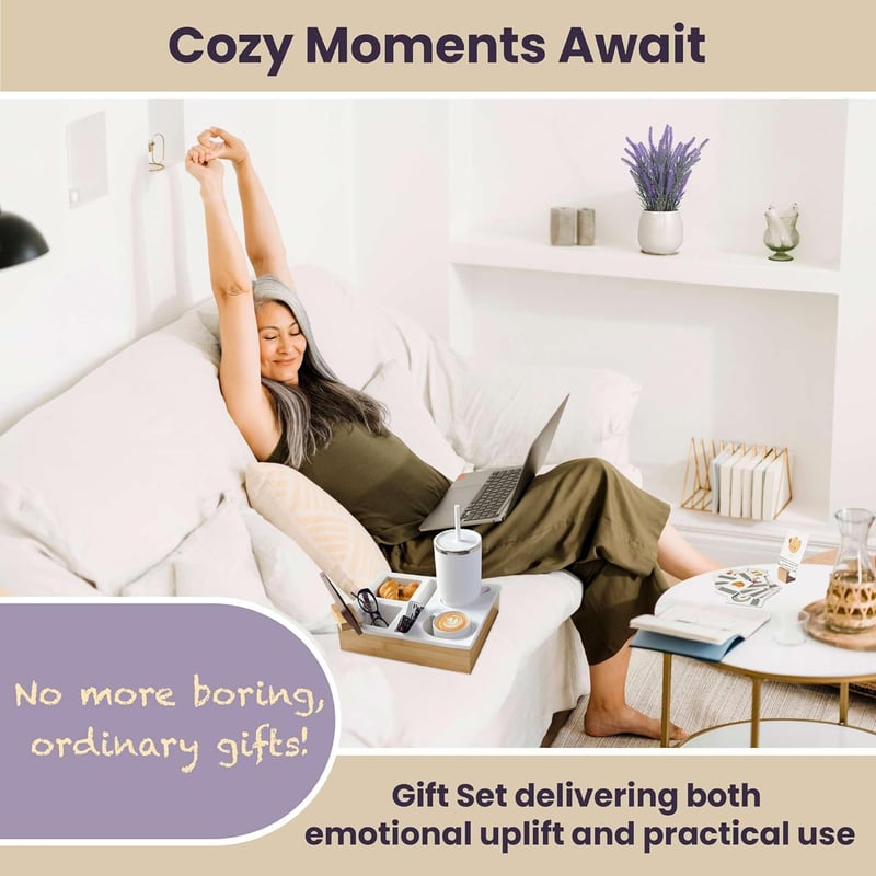 Get Well Soon Lavender Gift Basket for Women