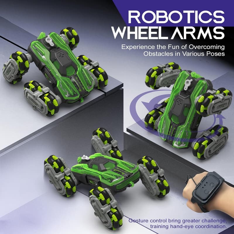 Remote Control Stunt Car for Kids - Gesture Sensing, Double-Sided