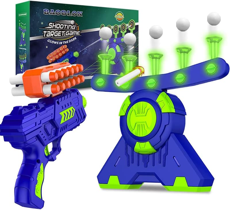 Glow-in-the-Dark Shooting Game Toy for Kids Ages 5+