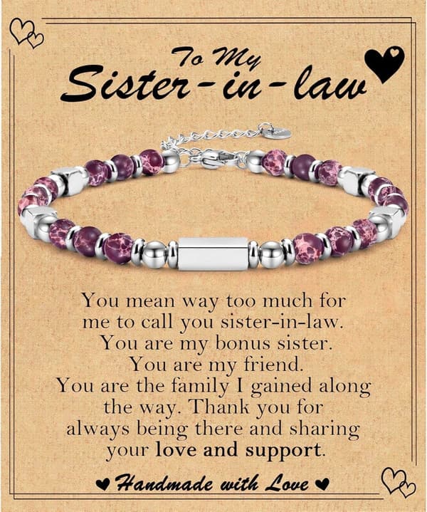 Mother's Day Beaded Bracelet Gift for Her