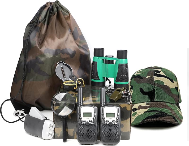 Kids' Outdoor Adventure Set - Camouflage Exploration Gear
