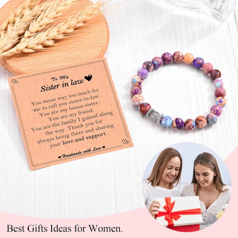 Mother's Day Beaded Bracelet Gift for Women