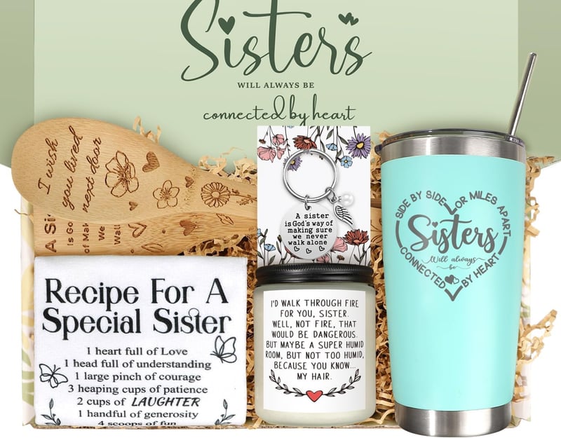 Sister Birthday Gift Basket - Thoughtful Gifts for Sisters