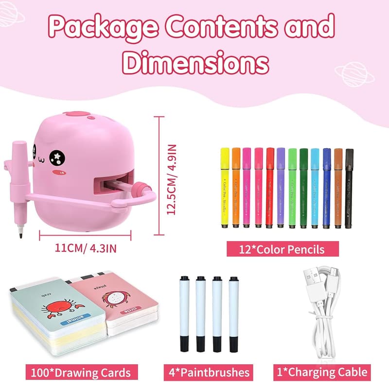 Interactive Drawing Robot for Kids - Educational Art Toy