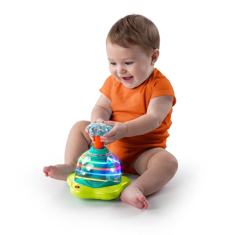 Musical Baby Toy – Press & Glow Spinner for 6 Months+