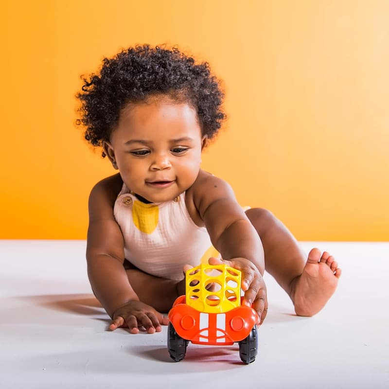 BPA-Free Infant Crawling Toy - Oball Rattle & Roll Buggie