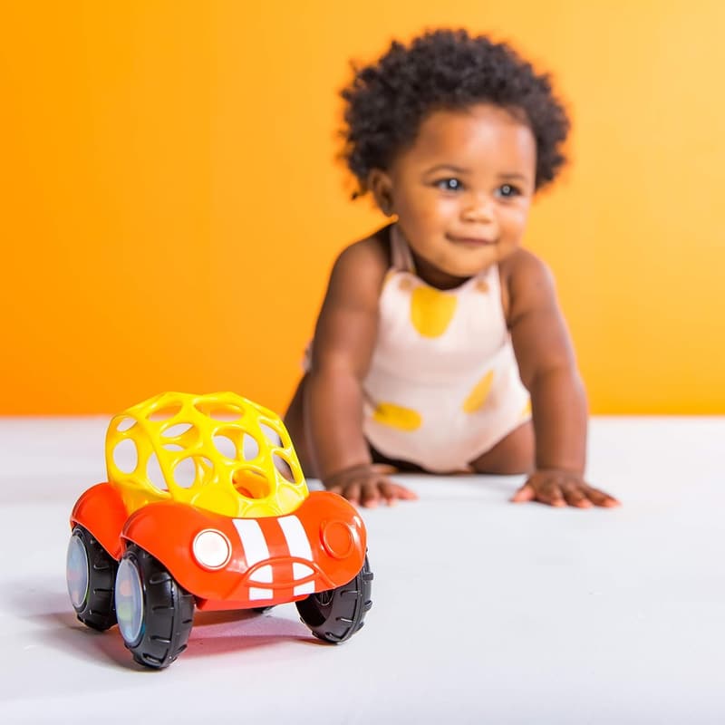 BPA-Free Infant Crawling Toy - Oball Rattle & Roll Buggie